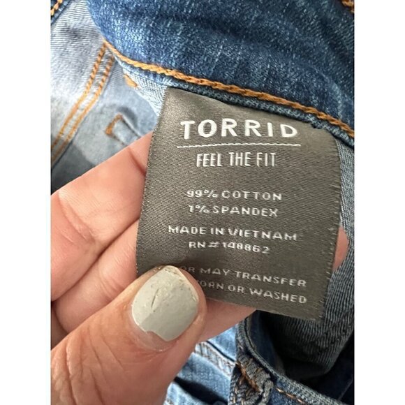 Torrid Womens Plus Size 16R Mid-Rise Stretch Denim Jeans - Picture 6 of 14